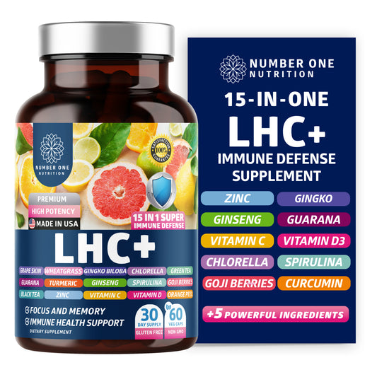 LHC+ Long Haul Covid Supplement with 15 Powerful Ingredients, 60 Caps