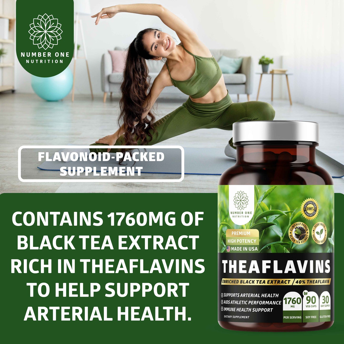 Theaflavins Black Tea Extract, 90 Caps