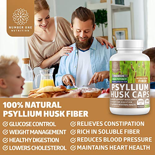 Psyllium Husk Capsules, 240 Caps