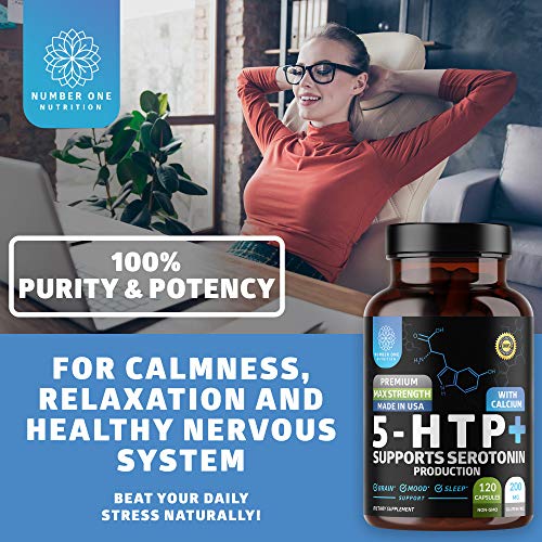 5-HTP Plus Calcium, 120 Caps