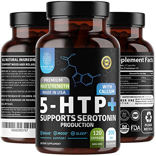 5-HTP Plus Calcium, 120 Caps