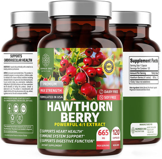 Hawthorn Berry Capsules, 120 Caps