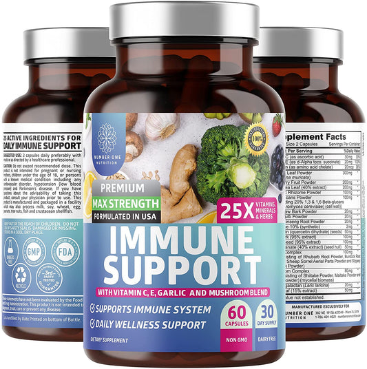 25-in-1 Immune Support Supplement, 120 Caps