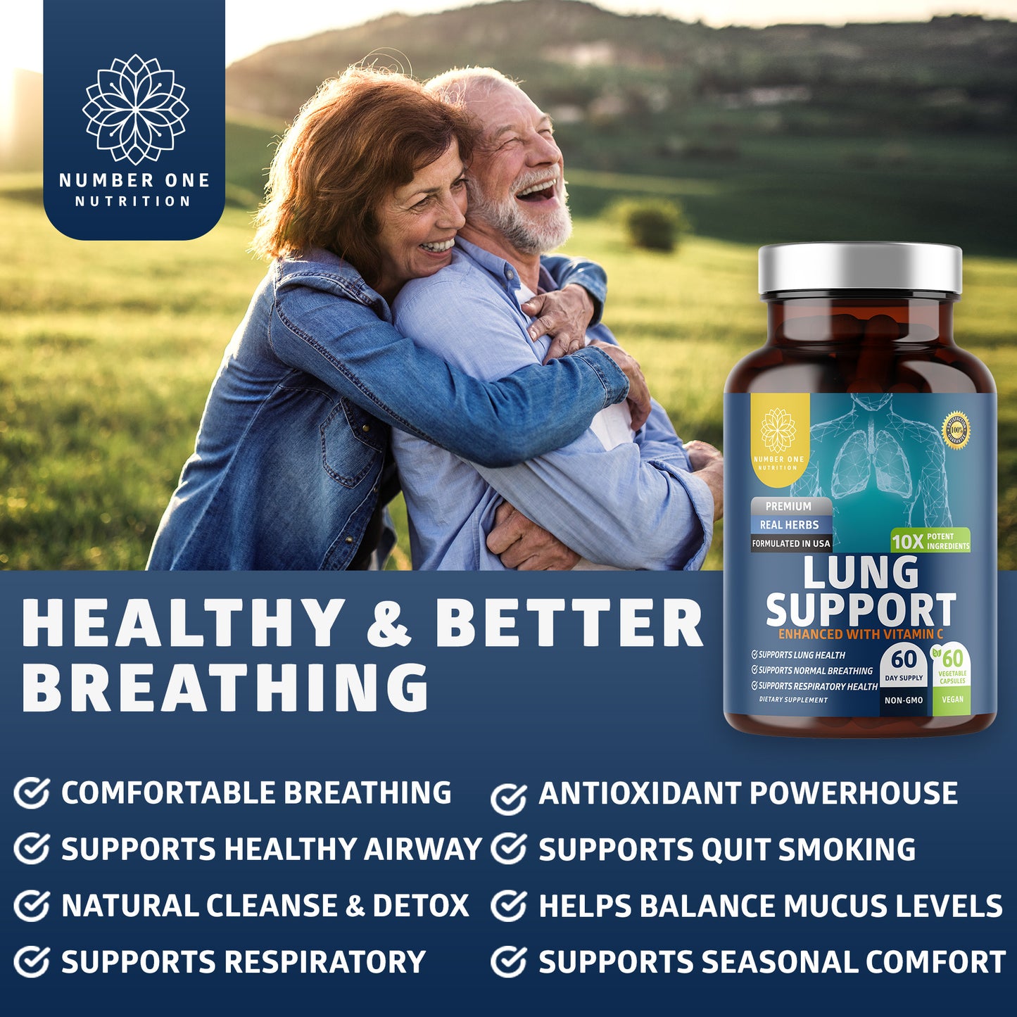 Lung Support Supplement, 60 Veg Caps